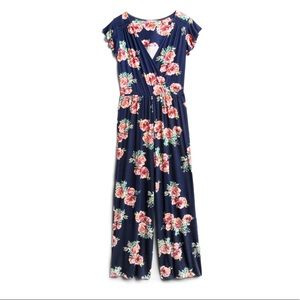 NWT Loveappella Valentina Crochet Trim Jumpsuit